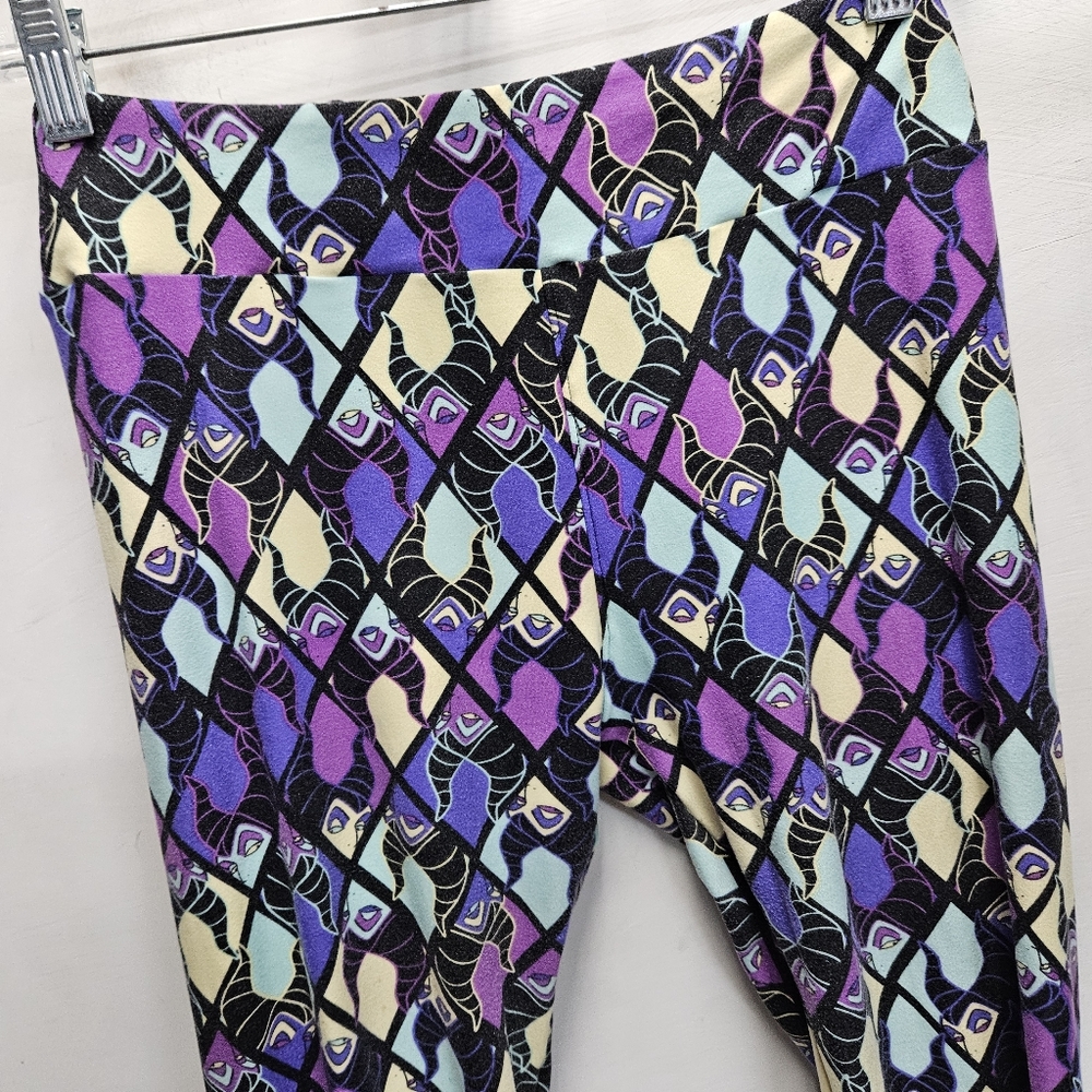 LuLaRoe Disney Villains Maleficent womens leggings ~ one size